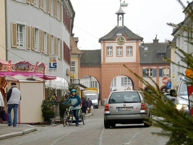 Die Autos sollen sptestens im Sommer ...nnenstadt von Emmendingen verschwinden  | Foto: Marius Alexander