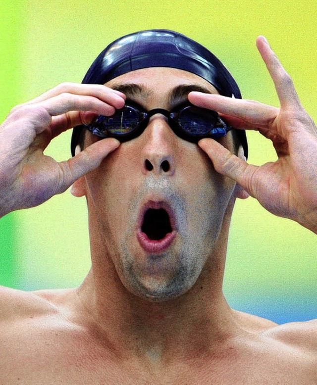 Beim Schwimmen hat Michael Phelps den Durchblick. Hat er ihn auch privat?   | Foto: afp