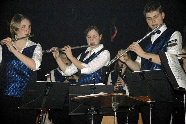 Der Musikverein Niederhof bot auch in ...ahr ein ansprechendes Jahreskonzert.    | Foto: Brigitte Chymo