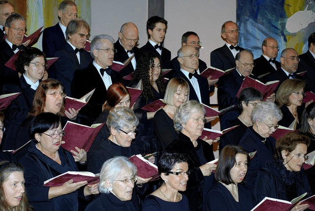 Der Figuralchor hat seine Sache ausgesprochen gut gemacht.   | Foto: Siefke