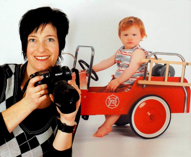Daniela Nietzel aus dem Fotostudio Chr... Aktion &quot;Kinderlcheln 2008&quot;  | Foto: privat