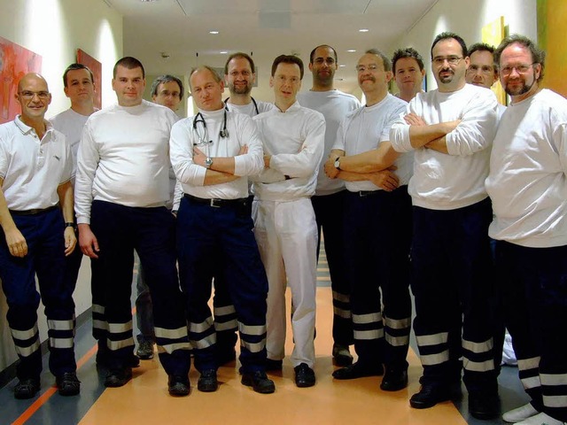 Ein starkes Team ,  die 14 Notrzte de...ins &#8222;Mllheimer Notrzte&#8220;   | Foto: Volker Mnch