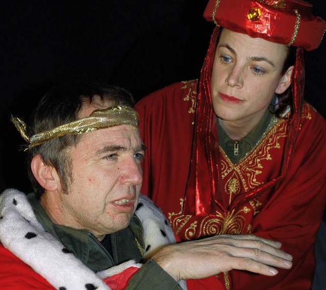 Kabarettistisches Weihnachtstheater: R...Herodes und seine Schwgerin Herodia.   | Foto: Maja Tolsdorf