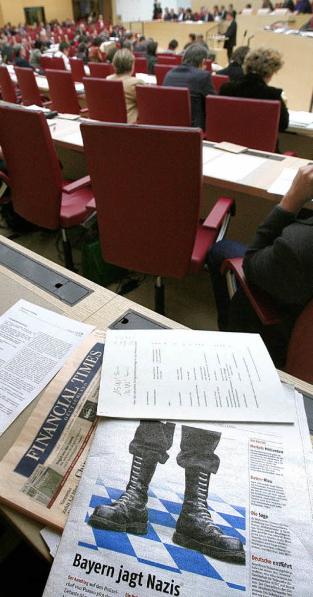 Der bayrische Landtag diskutierte gestern  Konsequenzen aus dem Anschlag.  | Foto: dpa