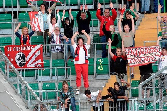 Weniger Fans wollen den SC Freiburg sehen