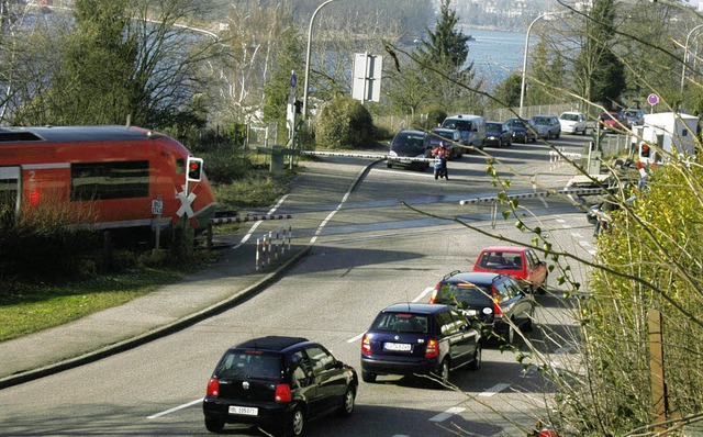 Beginn der Umfahrung Grenzach-Wyhlen: ...n noch dieses Jahr vereinbart werden.   | Foto: Wickert