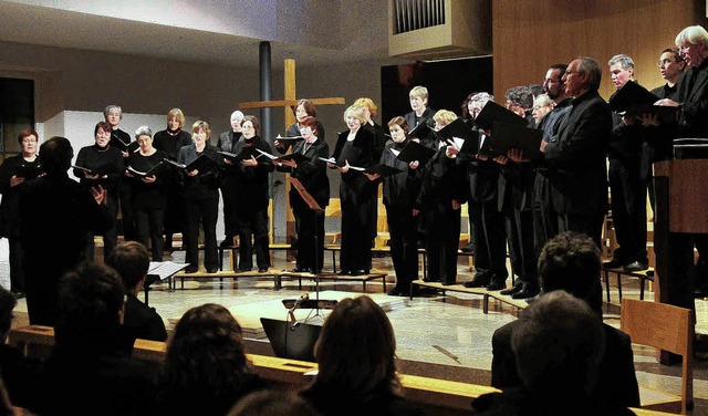 Weihnachtslieder von der Renaissance b...mmerchor in Gengenbach und Altenheim.   | Foto: W. Knstle