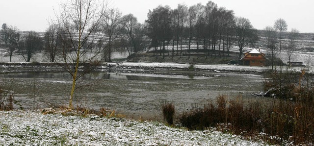 Winteridylle am groen Teich im Gebiet...er Idylle am schonendsten umgegangen.   | Foto: DECOUX-KONE