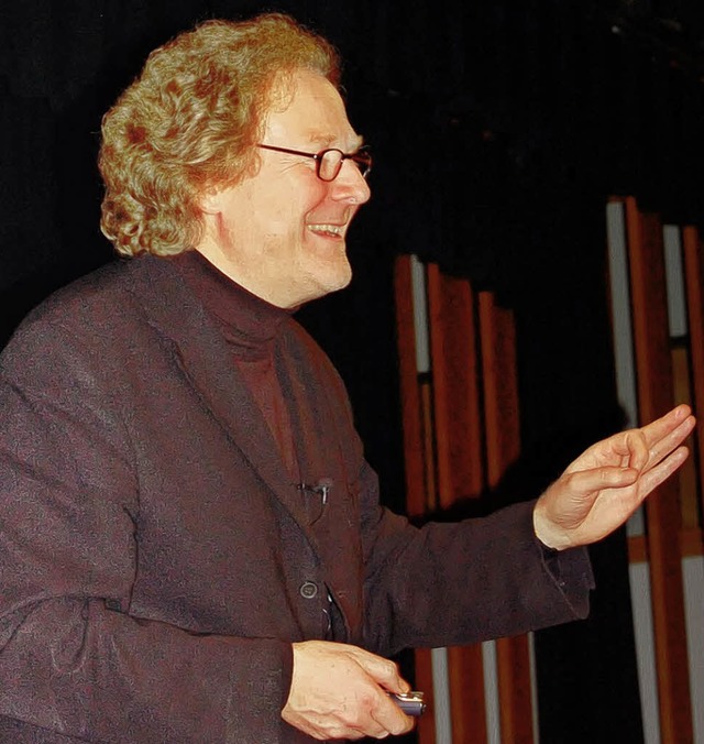 Joachim Bauer fand  ein aufmerksames Auditorium.   | Foto: burkhard Korak