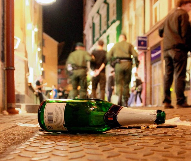 Alkoholisierte Schlger hat die Polize...ner Gengenbacher Diskothek verhaftet.   | Foto: dpa