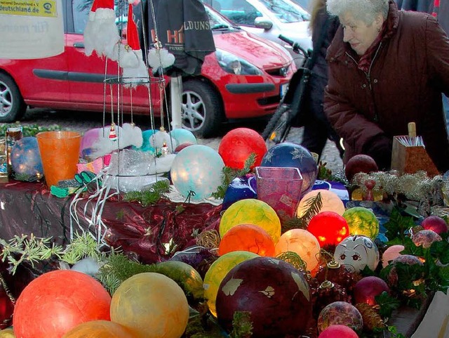 Obwohl weihnachtliches Flair herrschte...en Familiensamstag eher zurckhaltend.  | Foto: Steineck