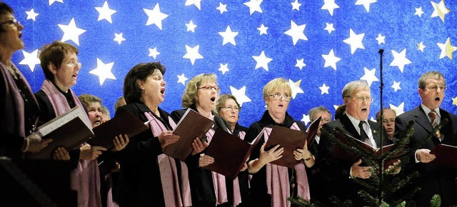 Auch der  Frauen- und Mnnerchor Etten... war auf das Konzert gut vorbereitet.   | Foto: Wolfgang Knstle