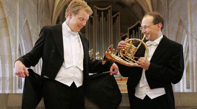 Bernhard Kratzer (rechts) und Paul Theis   | Foto: veranstalter