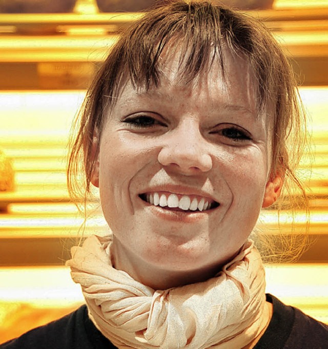 <Text>Katharina Bea (23) aus Badenweil.... Die sind nmlich sehr teuer. </Text>  | Foto: sigrid umiger