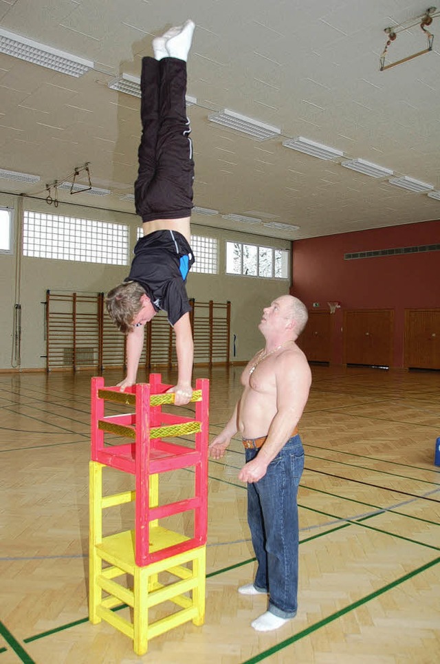 Tgliche  bung:   In der Max-Metzger-Schule  wird   hart trainiert  | Foto: Silke Hartenstein