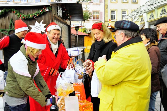 Zahlreiche Aktionen &#8211; hier der P...; halfen, die Spendensumme zu erhhen.  | Foto: Dieter Erggelet