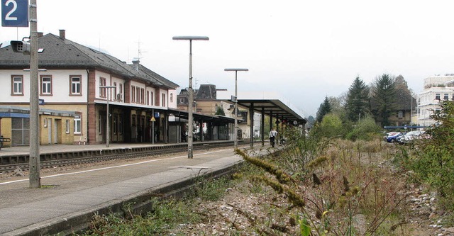 Muss warten:  Projekt &#8222;Gleis drei&#8220; am Bahnhof   | Foto: HILDEGARD SIEBOLD