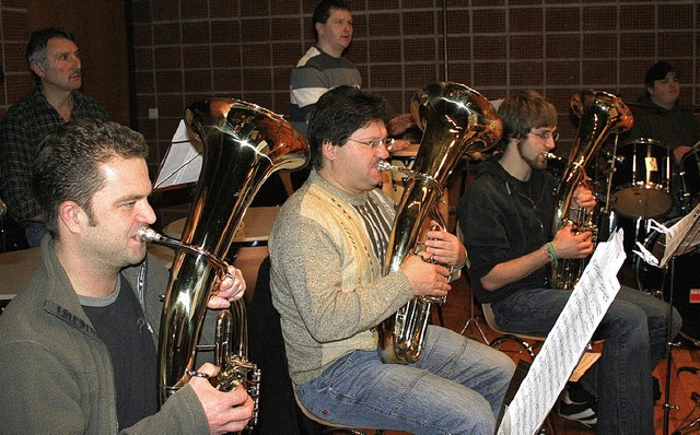 Beim Musikverein Grafenhausen wurde  i...n der Schwarzwaldhalle Grafenhausen.    | Foto: rgut