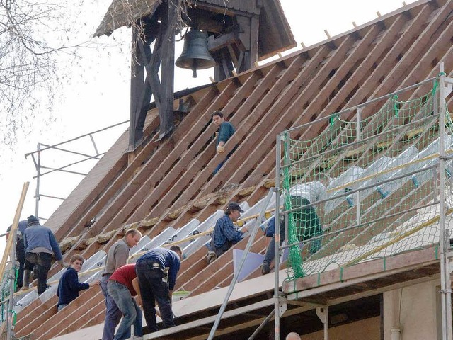 In Eigenleistung sanierten Mitglieder ...ehr die Friedenskirche in Vgisheim.    | Foto: Volker Mnch