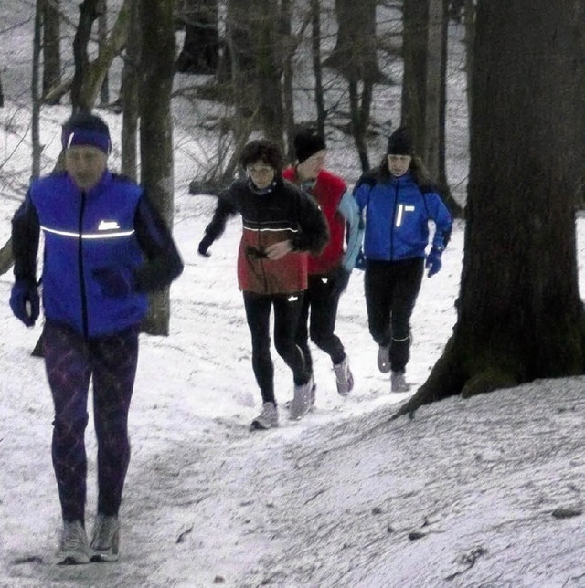 Jahresabschluss der TV-Laufgruppe  Mllheim   | Foto: privat