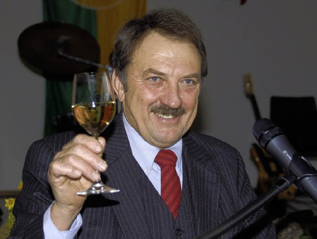 Weinbauprsident Norbert Weber feierte 60. Geburtstag.   | Foto: zink