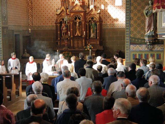 Nach vierjhriger Renovierung wurde die Romanuskirche  neu geweiht.  | Foto: jochen voigt