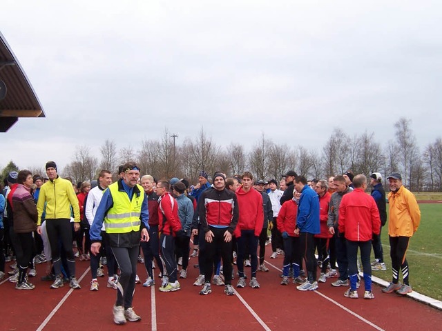 Fit ins neue Jahr: Die Sportler freuen sich wieder auf den Silvesterlauf.  | Foto: Hubert Rderer