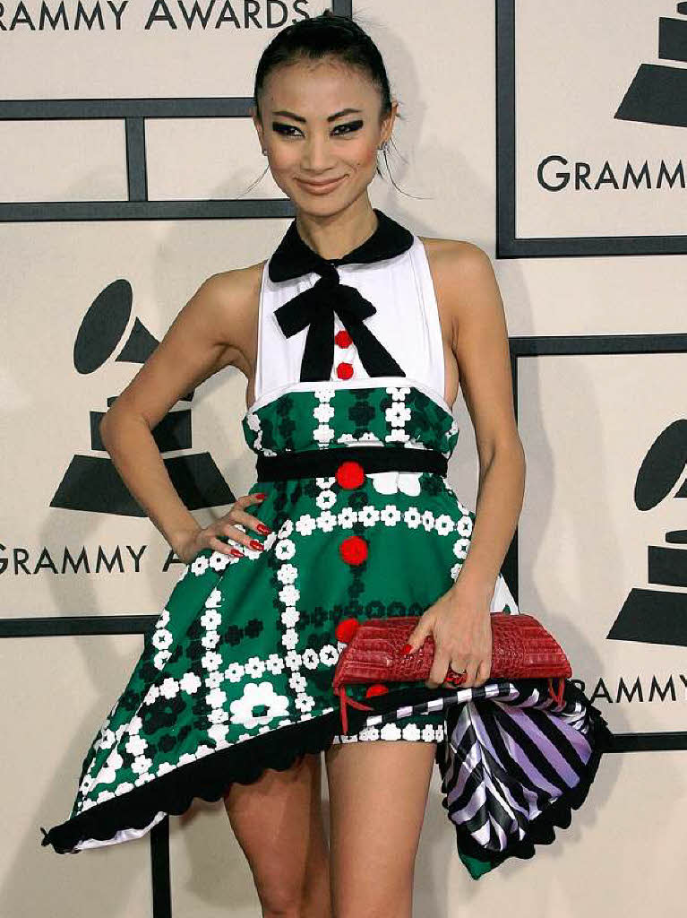 Auch vllig daneben lag Schauspielerin Bai Ling bei den Grammy-Awards.