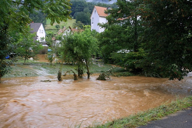 Groen Schaden richtete das Hochwasser im Schuttertal an.  | Foto: Theo Weber
