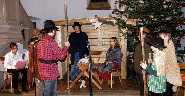 <Bildtext>Ein musikalisches Weihnachts...n der Mubacher Kirche auf.</Bildtext>  | Foto: Pia Grttinger