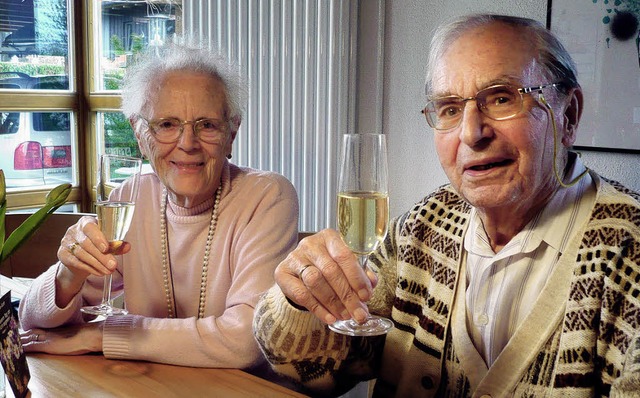 Edelgard und Erich Siegismund  feiern Gnadenhochzeit.   | Foto: privat