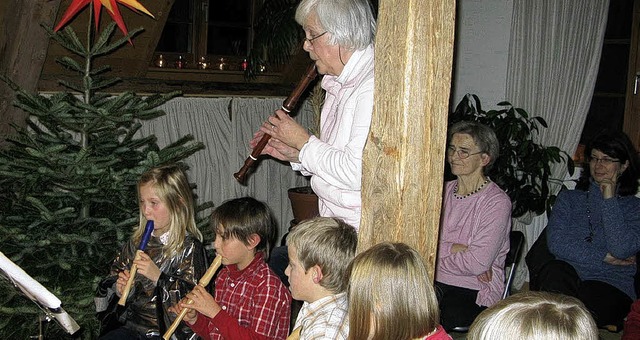 Stimmungsvolle Weihnachts- und Winterl...ichen Abend  im  Treffpunkt Lohmhle.   | Foto: Ulrike Spiegelhalter