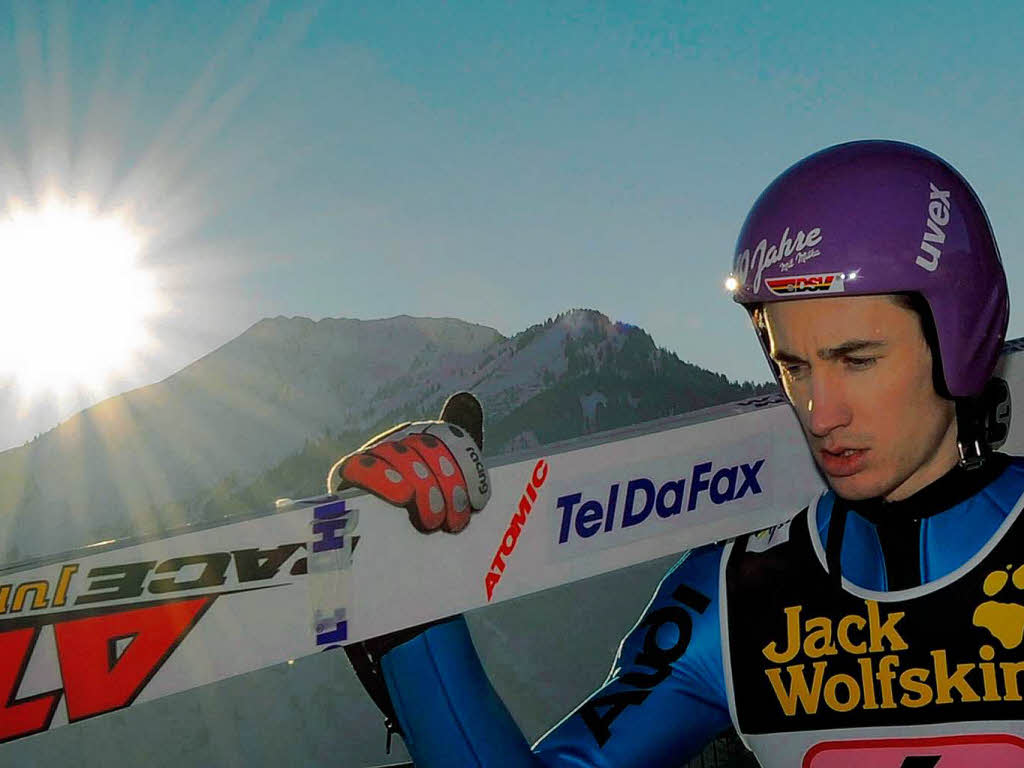 15. Platz in der Quali, doch Schmitt ist optimistisch Skispringen