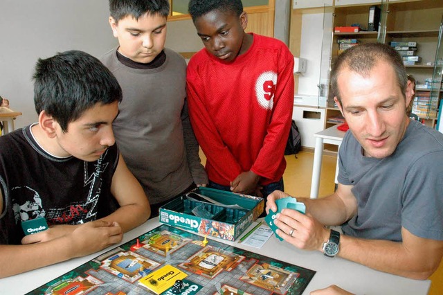 Die Ganztagsbetreuung an der Neumattsc... Modelle an anderen Lrracher Schulen.  | Foto: Arne Bensiek