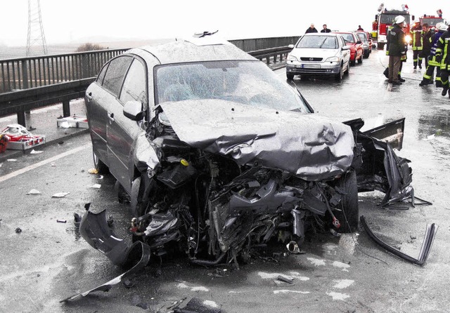 Ein  schwerer Unfall, bei dem ein Kind...reignete sich Silvester auf der B 31.   | Foto: BZ