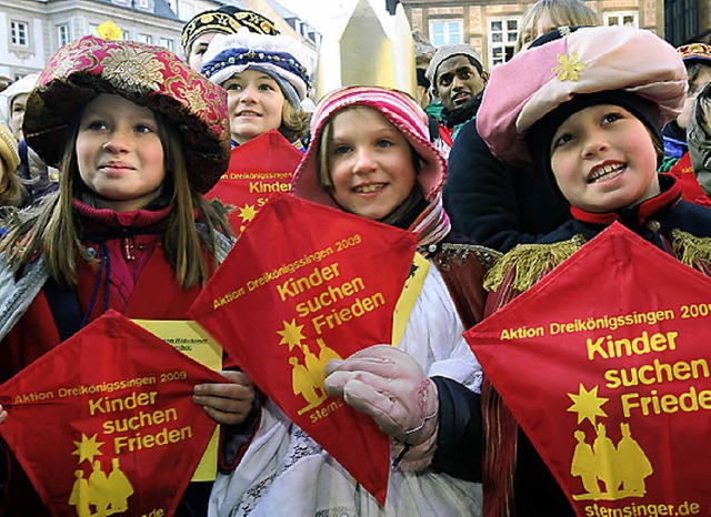 &#8222;Kinder suchen Frieden&#8220; he...n Not leidender Kinder in aller Welt.   | Foto: dpa