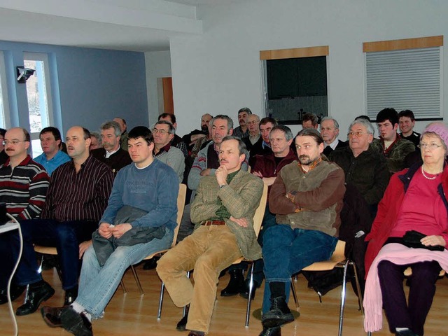 Gut besucht war die Brgerversammlung in Mnchingen.  | Foto: Juliane Khnemund