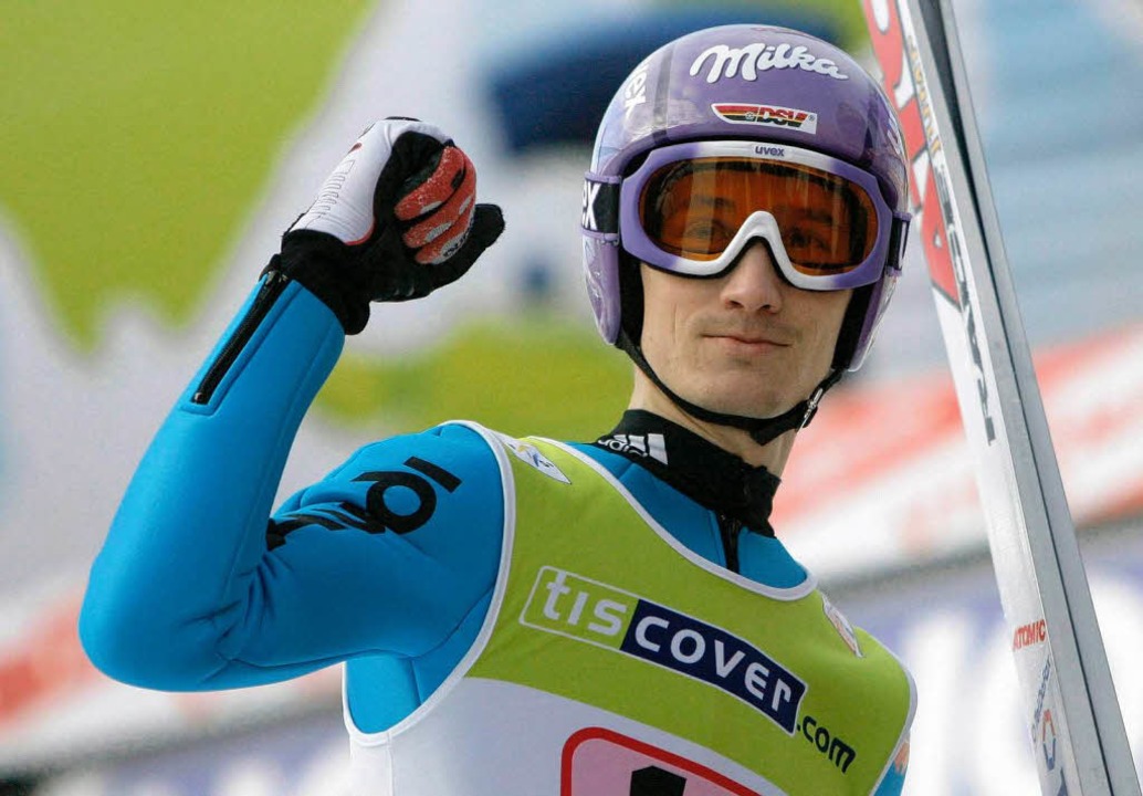 Martin Schmitt erfüllt sich den Traum vom Podestplatz Wintersport