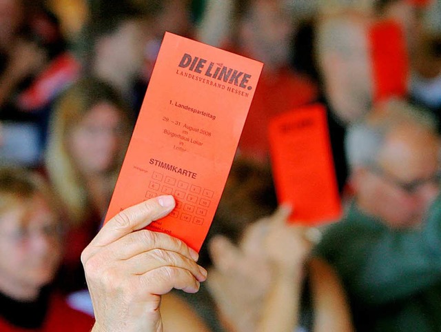 Die Linke verliert ihre Mitgleider. De...Wir werden belogen und betrogen&#8220;  | Foto: dpa