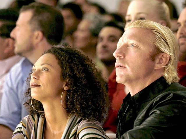 Wieder glcklich vereint: Lilly Kerssenberg und Boris Becker.  | Foto: dpa