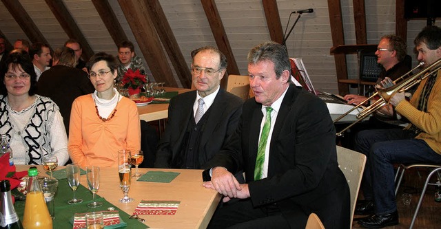 Beisammensein und Gedankenaustausch be...Keyboard) und Georg Seidler (Posaune).  | Foto: Chris Seifried