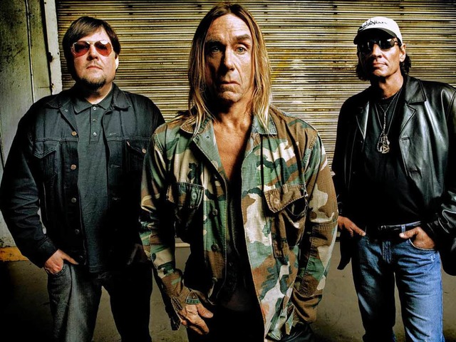 The Stooges im Jahr 2007 (v. l.): Ron ...s Bruder, der Drummer Scott Asheton.    | Foto: BZ