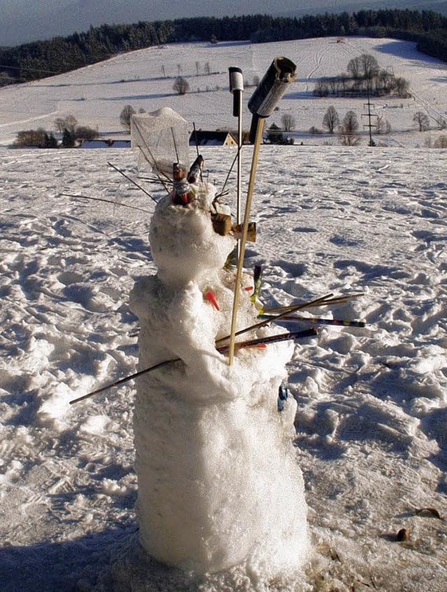 schneemann saiger Hhe  | Foto: Ursula Schmidt