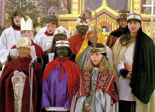 Die Sternsinger von Peter und Paul machen sich auf den Weg.    | Foto: Fssel