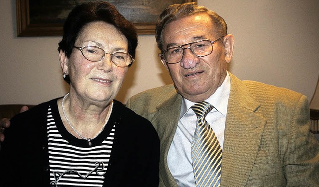 Veronika  und Hans  Witt  feiern   am ...e in Ihringen  ihre goldene Hochzeit.   | Foto: elisabeth Jakob-Klblin