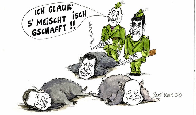 CDU in Schusslaune     | Foto: Karikatur: Bert Kohl