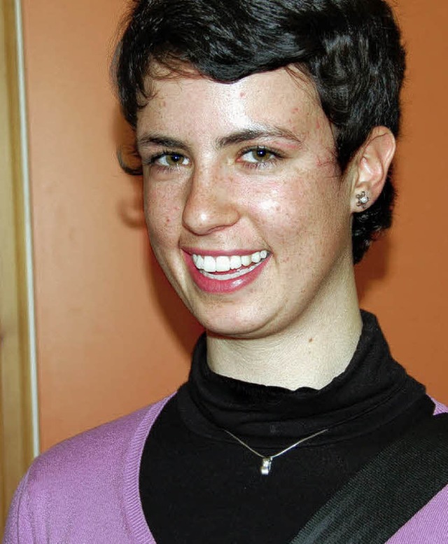 2009 ist fr Laura Dittmann ein besond...in die Frauenklasse und macht Abitur.   | Foto: Langelott
