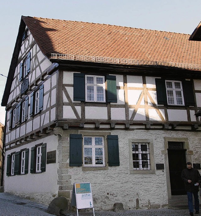 Schillers Geburtshaus in Marbach  | Foto: ddp