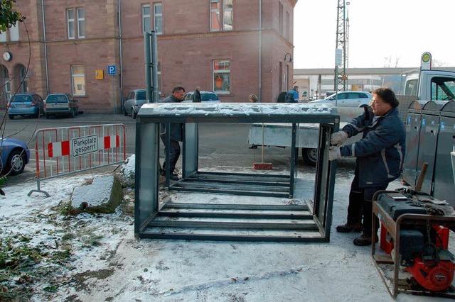 Neuer Standort fr Fahrradstnder