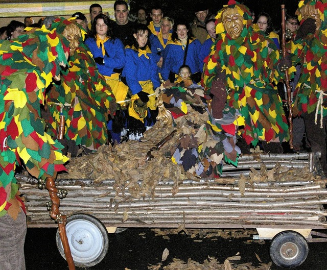 Wird wieder aus dem Wald geholt und geweckt: der erste Marchwaldgeist   | Foto: narrenzunft